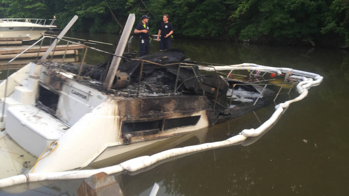 Electrical Fire on Boat